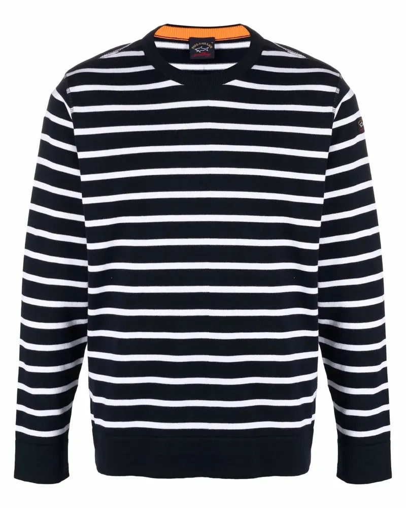 Paul & Shark Gestrickter Pullover - Blau Blau