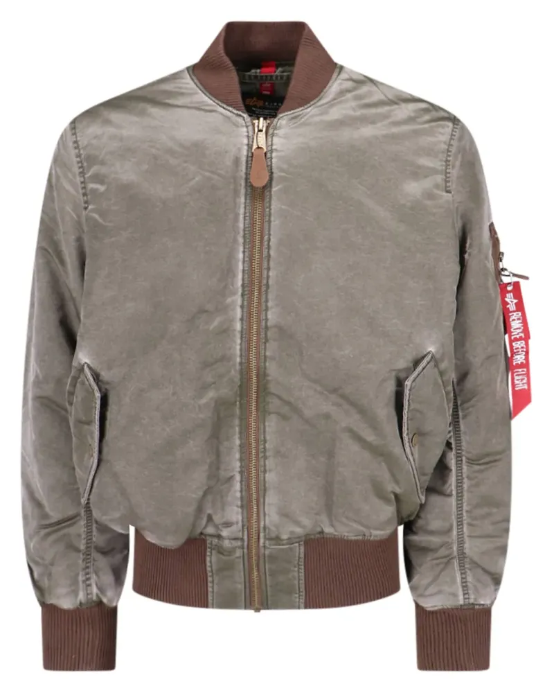 Alpha Industries MA-1 Vintage Bomberjacke - Grün Grün