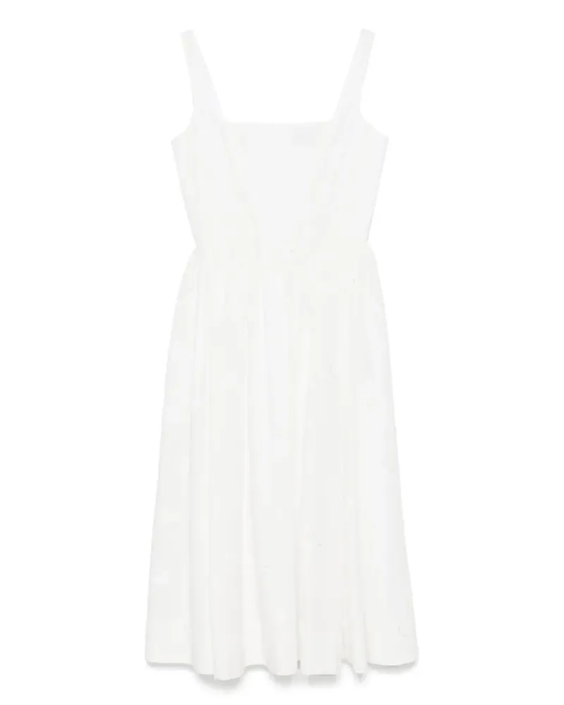 Maje Besticktes Midikleid - Weiß Weiß