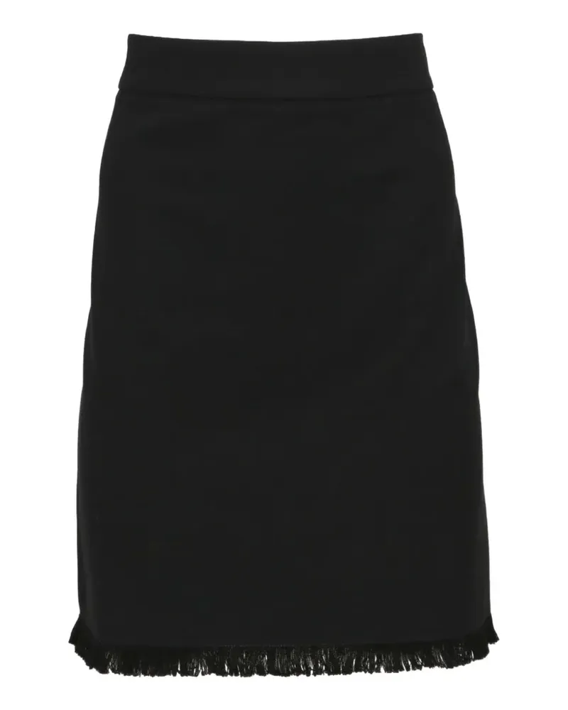 Tom Ford fringed-hem mini skirt - Schwarz Schwarz