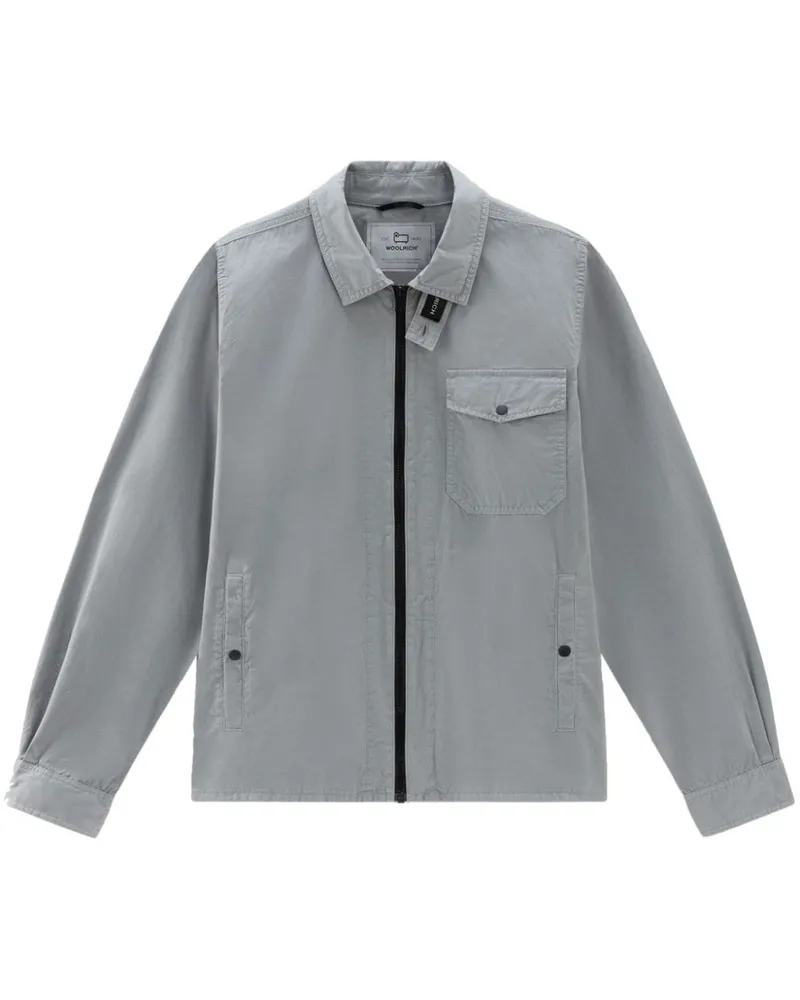 Woolrich Hemdjacke aus Gabardine - Grau Grau