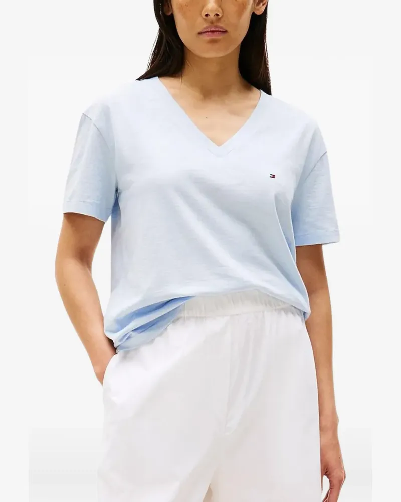 Tommy Hilfiger V-neck T-shirt - Blau Blau