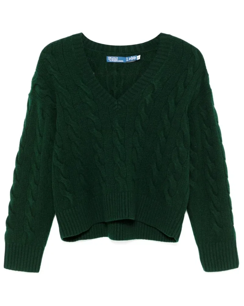Ralph Lauren Pullover mit Zopfmuster - Grün Grün