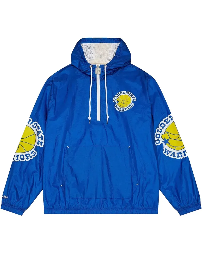 Mitchell & Ness Golden State Warriors Team 2.0 Windbreaker - Blau Blau
