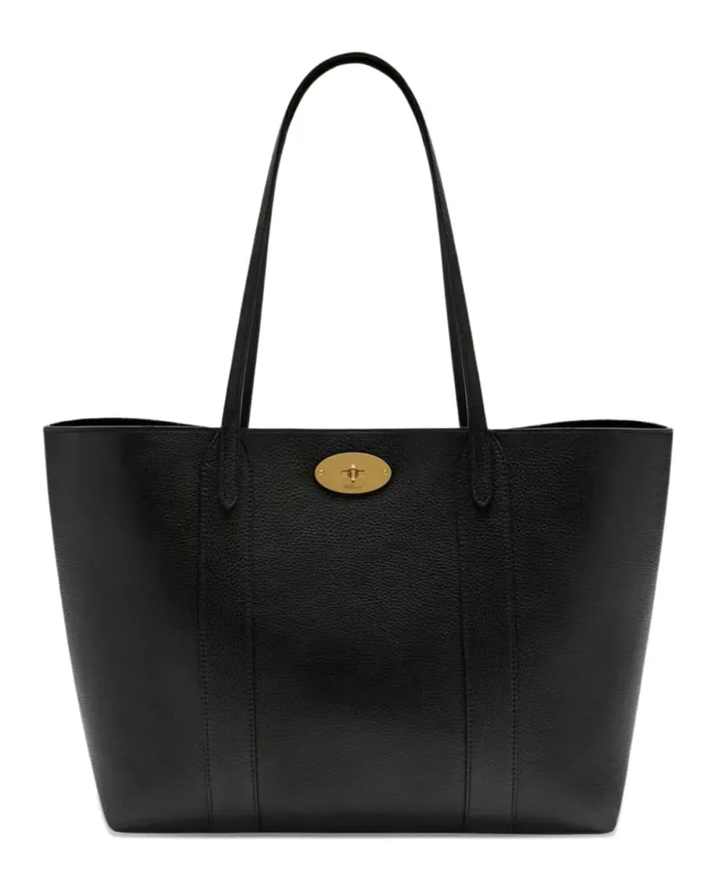 Mulberry small Bayswater turnlock tote bag - Schwarz Schwarz
