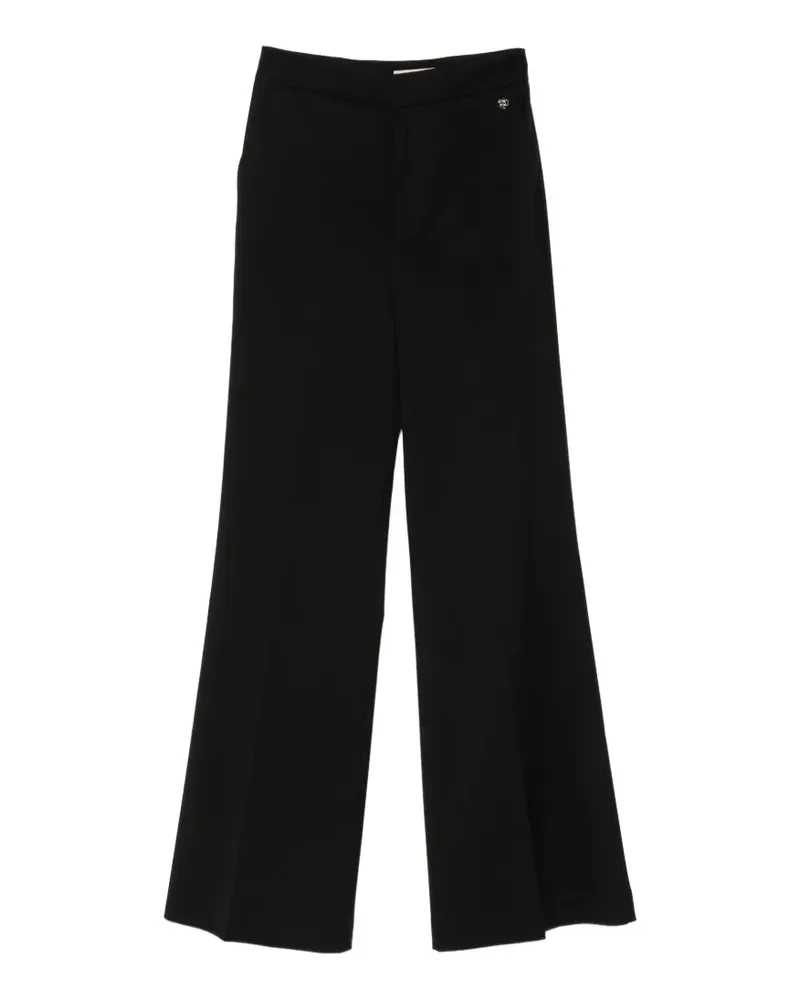 Aniye By pressed-crease tailored trousers - Schwarz Schwarz