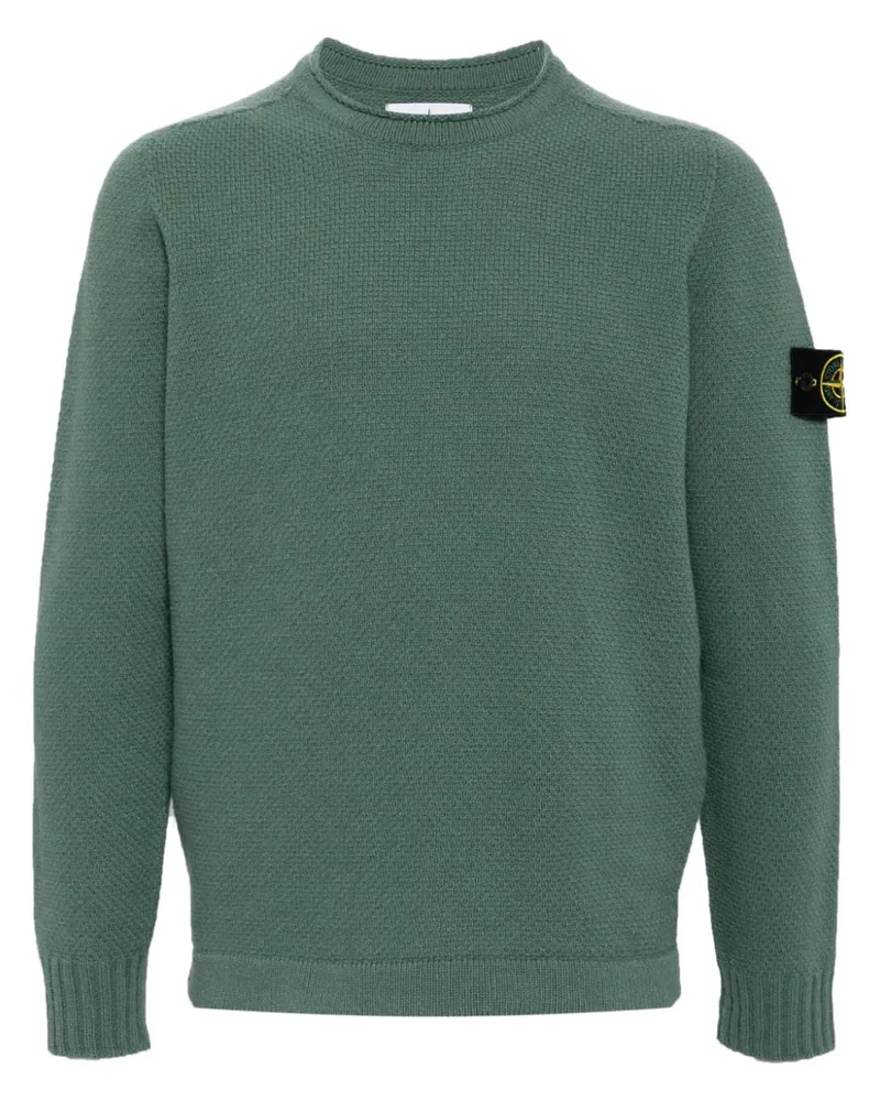 Stone Island Pullover mit Kompass - Grün Grün