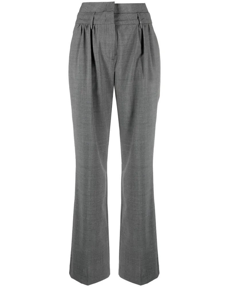 The Garment Klassische High-Waist-Hose - Grau Grau