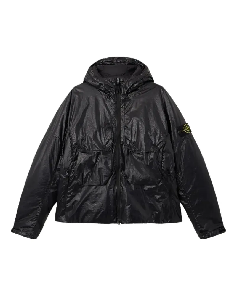 Stone Island 4100056 light nylon 3L-TC - Schwarz Schwarz