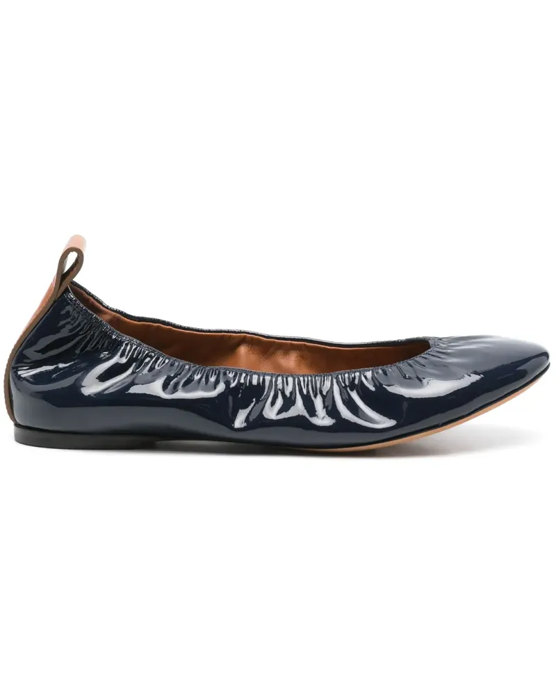 Lanvin The Leather Ballerinas - Blau Blau