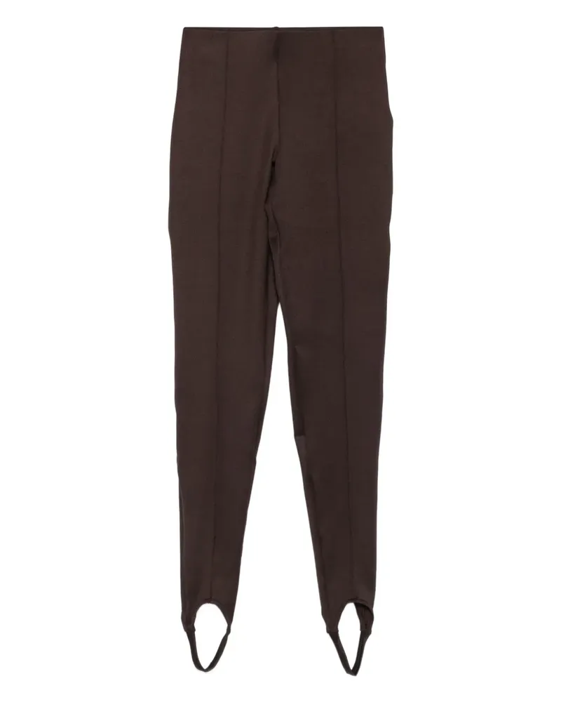 FRANKIE Shop Leggings mit Steg - Braun Braun