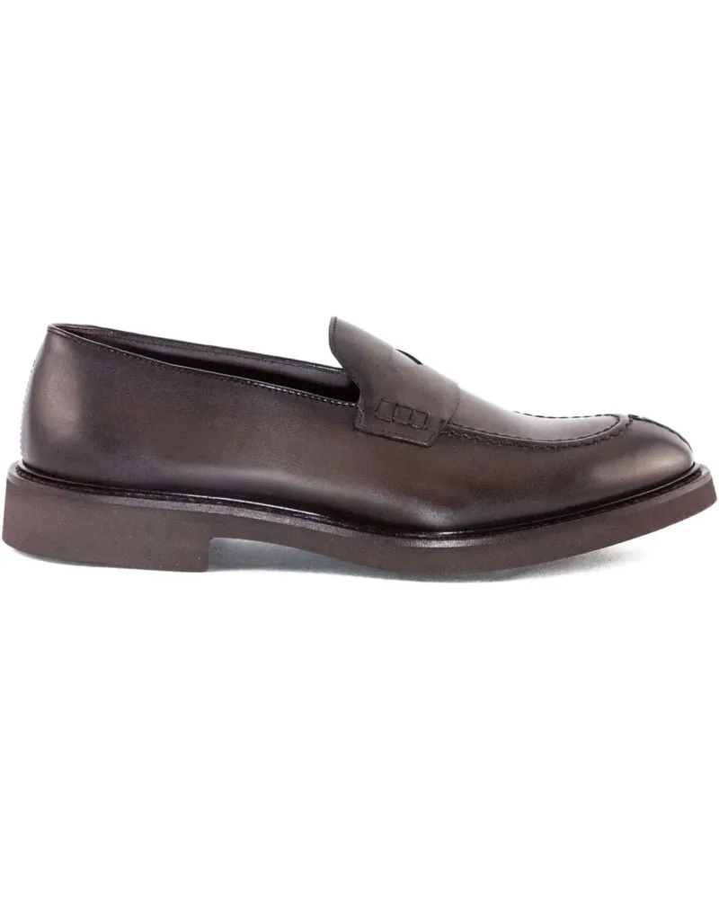 Doucal´s Penny-Loafer aus Leder - Braun Braun