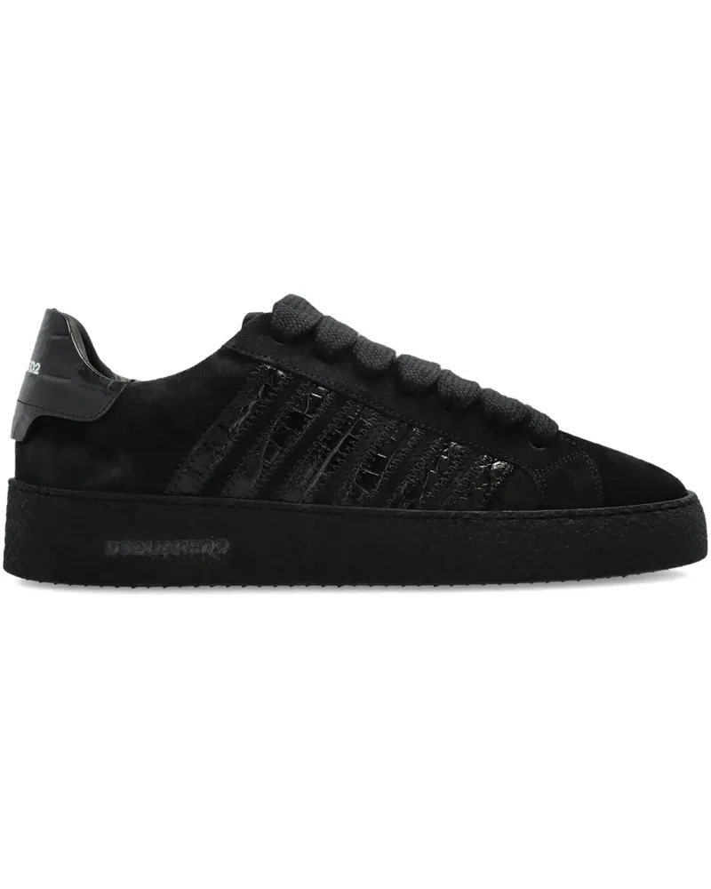 Dsquared2 Sneakers mit Einsätzen - Schwarz Schwarz