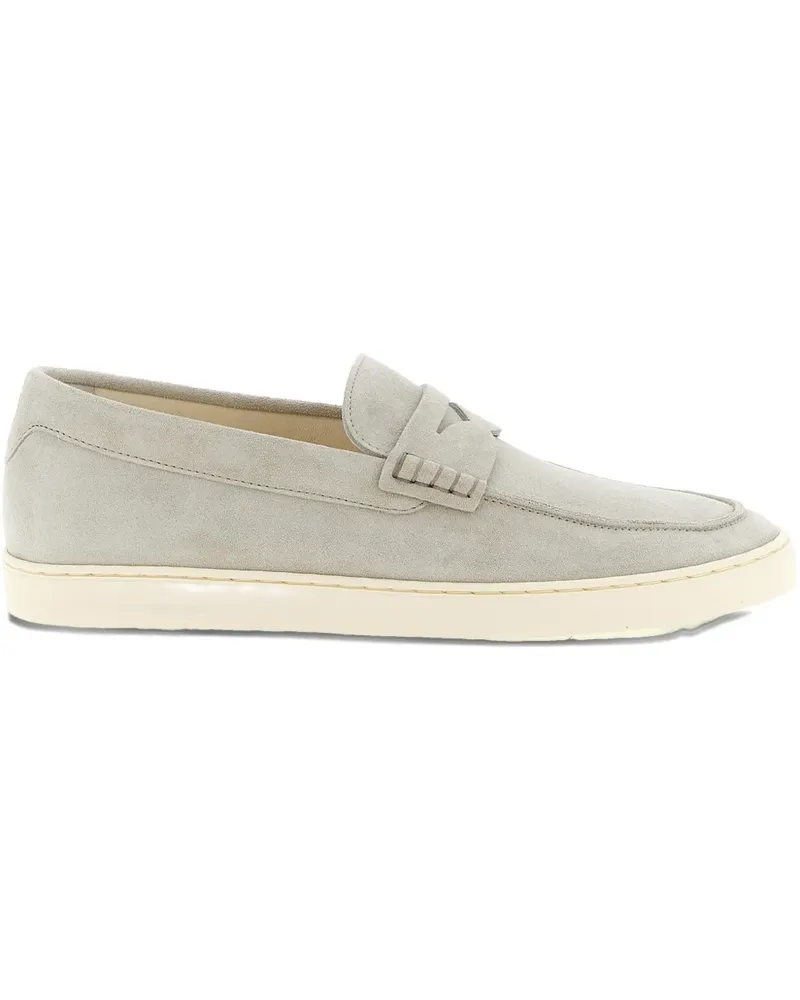 Brunello Cucinelli suede loafers - Grau Grau