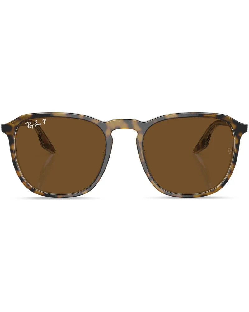 Ray Ban Sonnenbrille mit rundem Gestell - Grün Grün