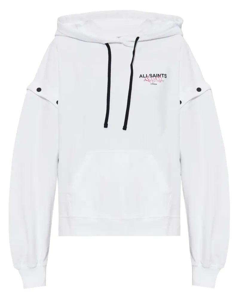 AllSaints Amore Hoodie - Weiß Weiß