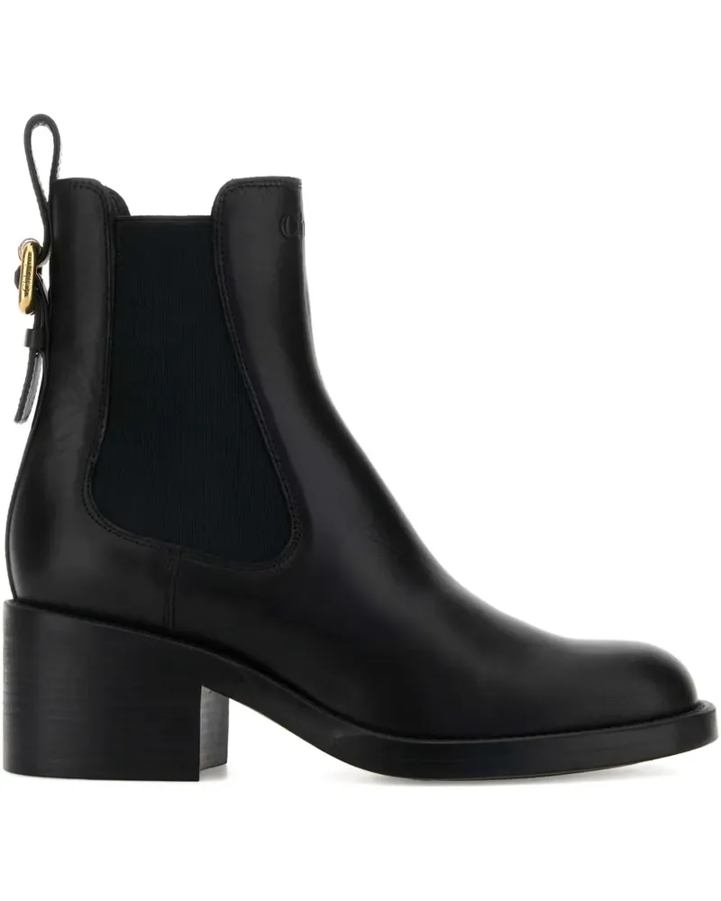 Chloé Stiefel mit Schnalle 60mm - Schwarz Schwarz
