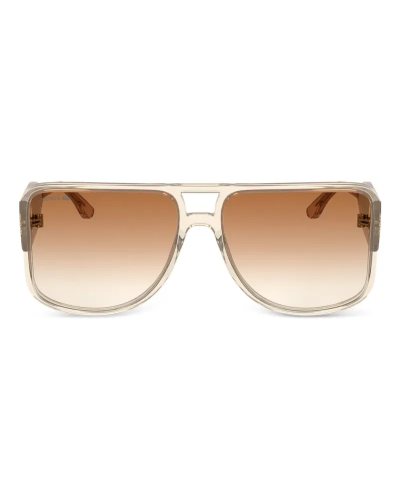 Lacoste Sonnenbrille mit geometrischem Gestell - Rosa Rosa
