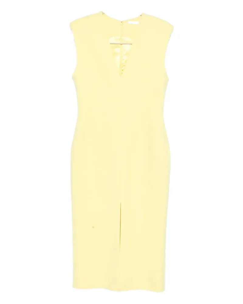 Givenchy V-neck split dress - Gelb Gelb