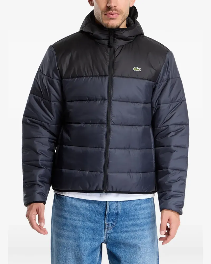 Lacoste Gefütterte Kapuzenjacke - Blau Blau
