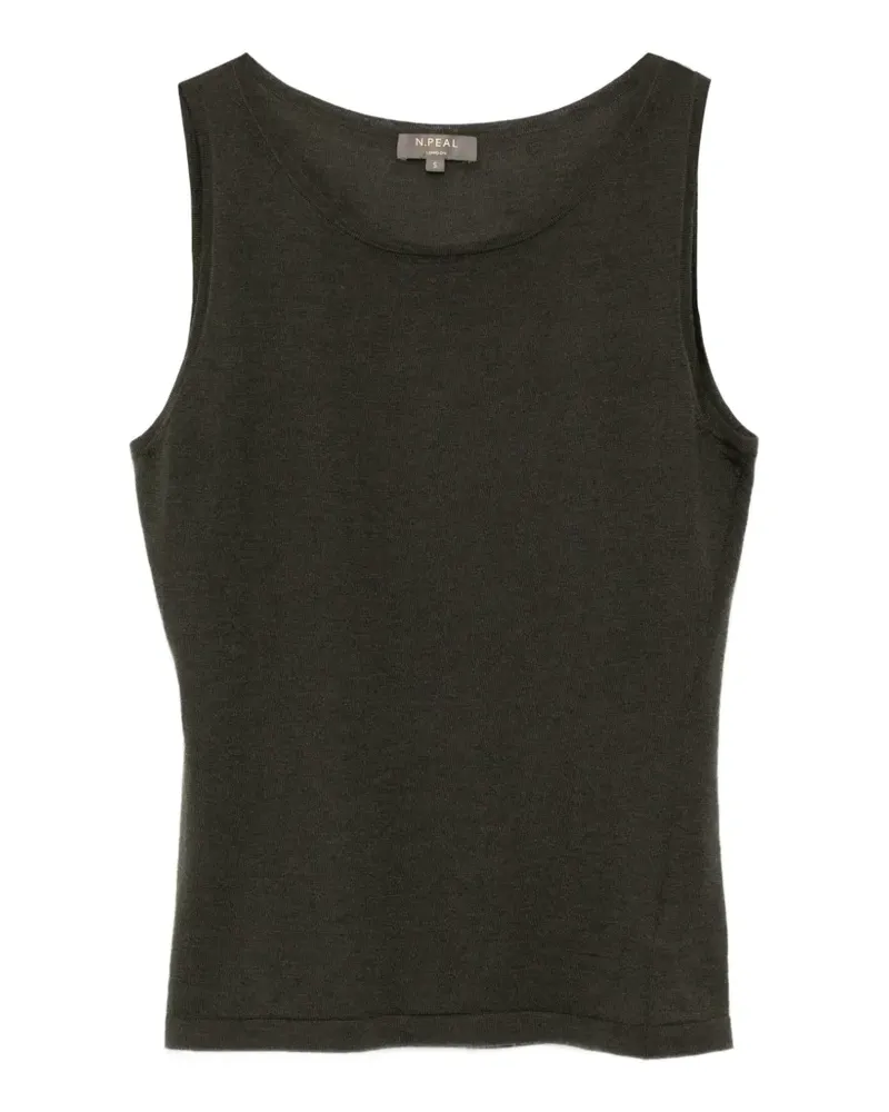 N.Peal Ella Top - Grau Grau