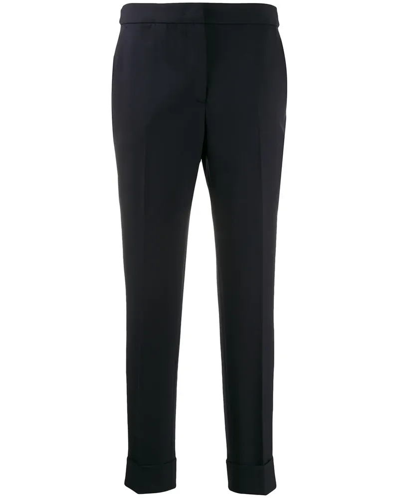 PT TORINO Klassische Cropped-Hose - Blau Blau