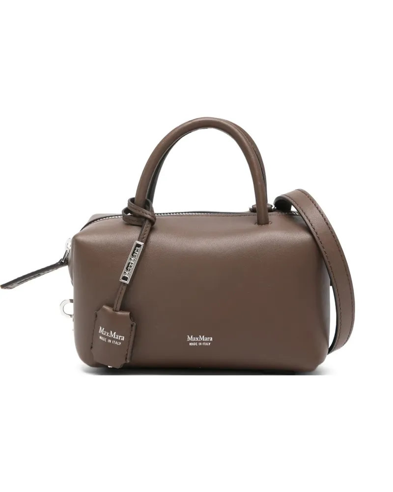 Max Mara Handtasche mit Klappe - Braun Braun