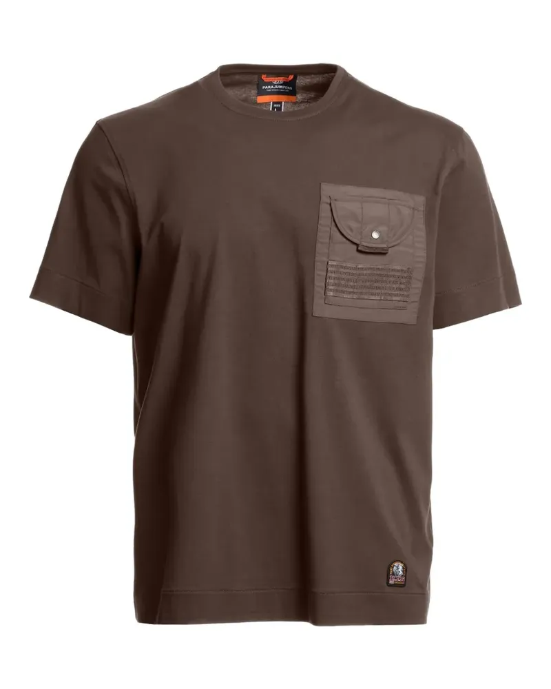 Parajumpers Malham T-Shirt mit Brusttasche - Braun Braun