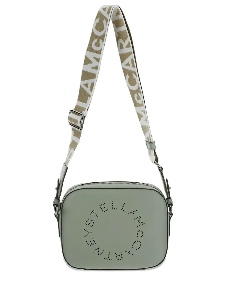 Stella McCartney Umhängetasche mit Logo - Grün Grün