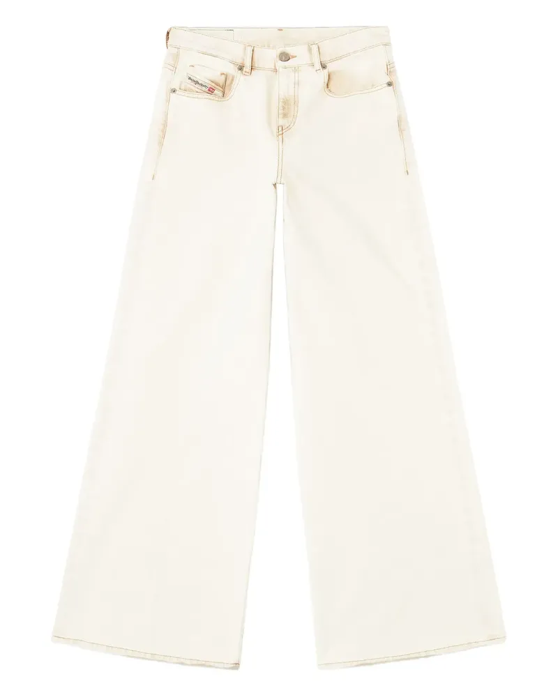 Diesel 1978 D-akemi 09m70 Schlagjeans - Weiß Weiß