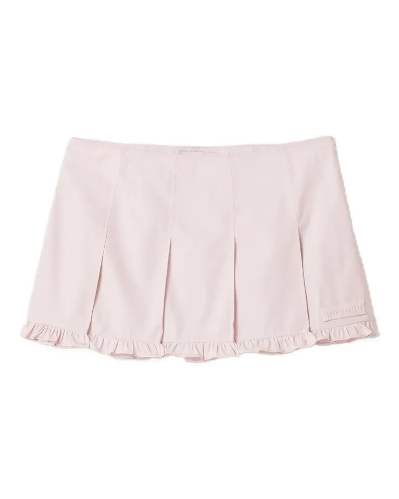 Miu Miu Minirock mit Falten - Rosa Rosa