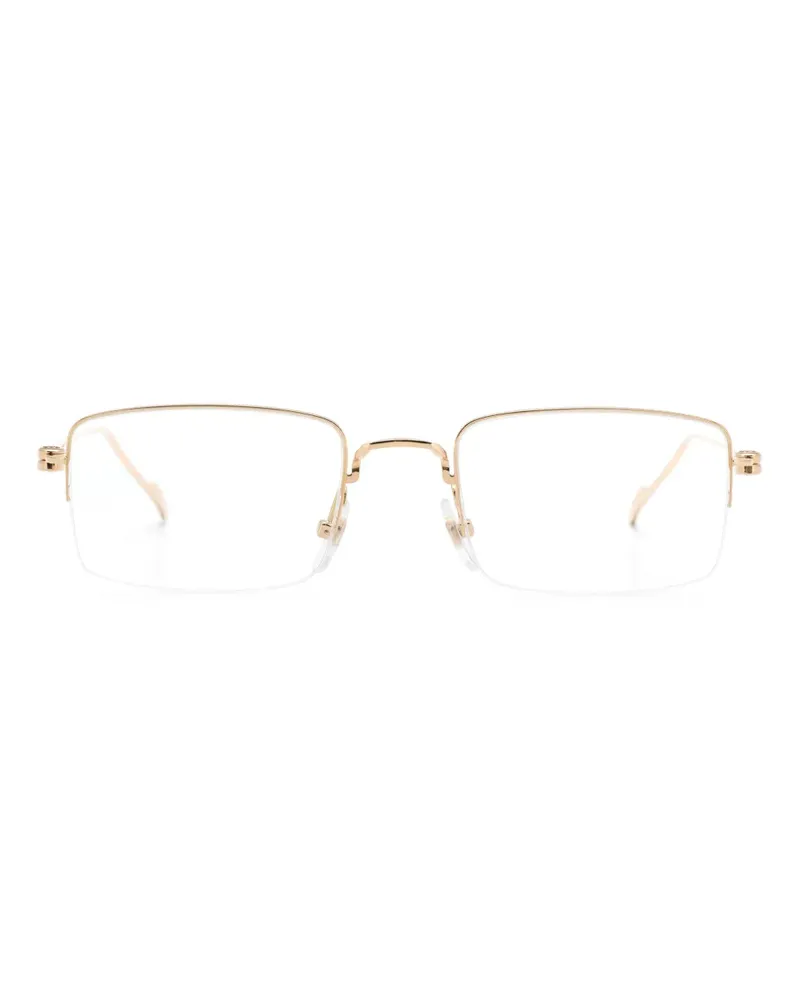 Cartier Eckige Brille aus 18kt Gold Gold