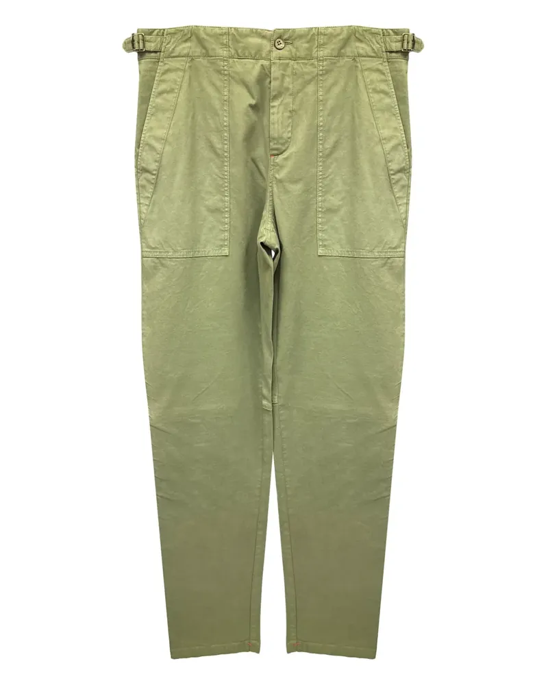 Isaia Hose mit Tapered-Bein - Grün Grün
