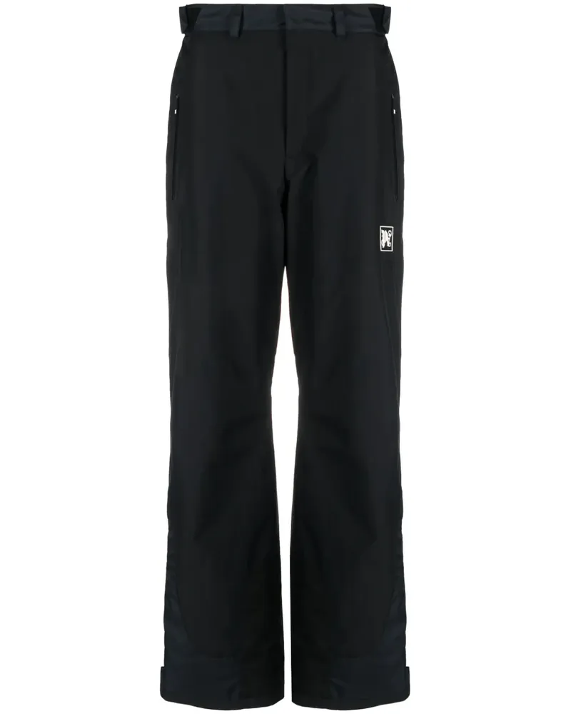 Palm Angels Gefütterte Ski Club Skihose - Schwarz Schwarz