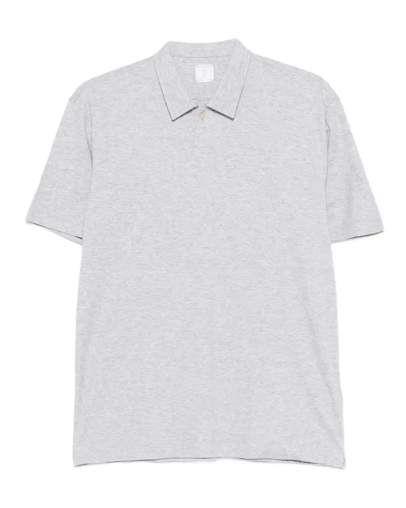 Eleventy buttoned short-sleeve polo shirt - Grau Grau