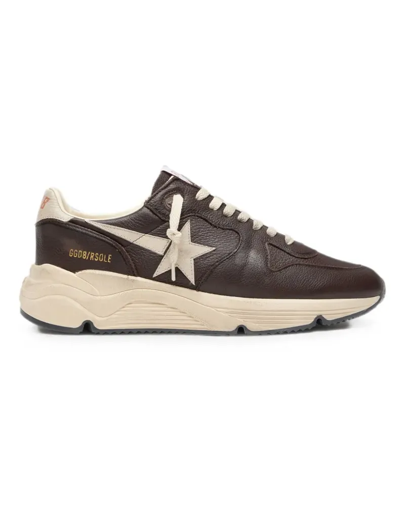 Golden Goose Laufsohle mit Zehen- und Spornstern aus Nappaleder und Absatz - Braun Braun