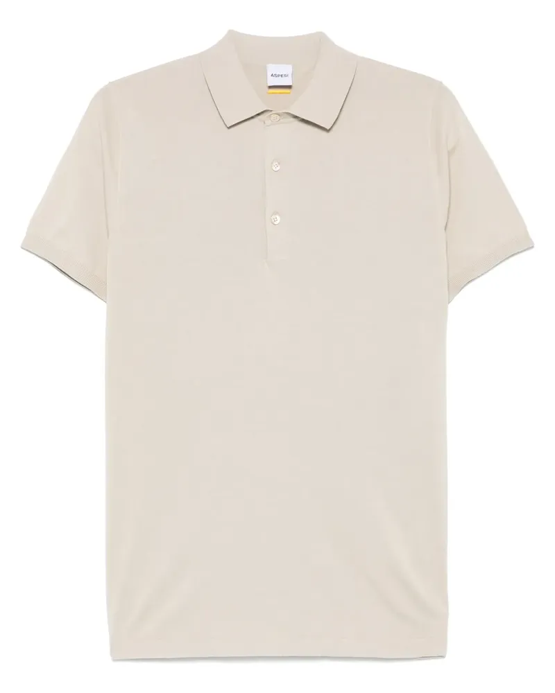 ASPESI Klassisches Poloshirt - Nude Nude