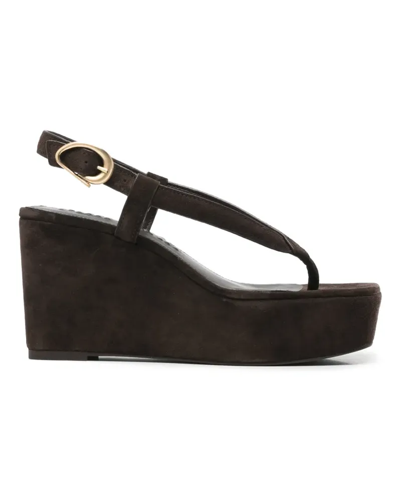 Cult Gaia Shae Wedge-Sandalen - Braun Braun