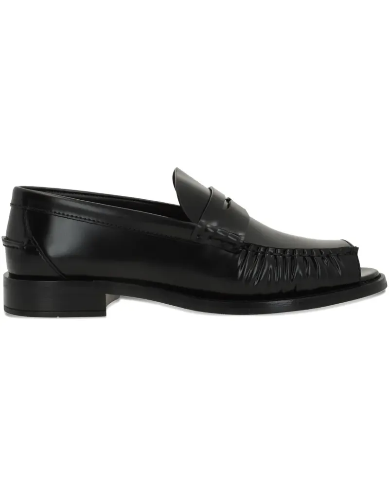 Prada open-toe loafers - Schwarz Schwarz