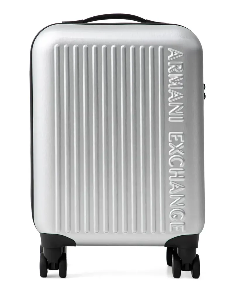 Armani Exchange Reisetasche mit Logo - Silber Silber