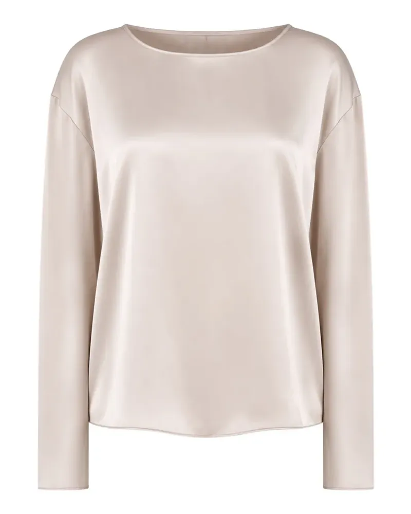 Emporio Armani Bluse aus Satin - Nude Nude