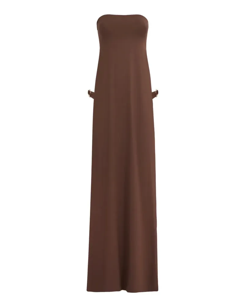 Taller Marmo Penelope ring-detail bikini top and slip set - Braun Braun