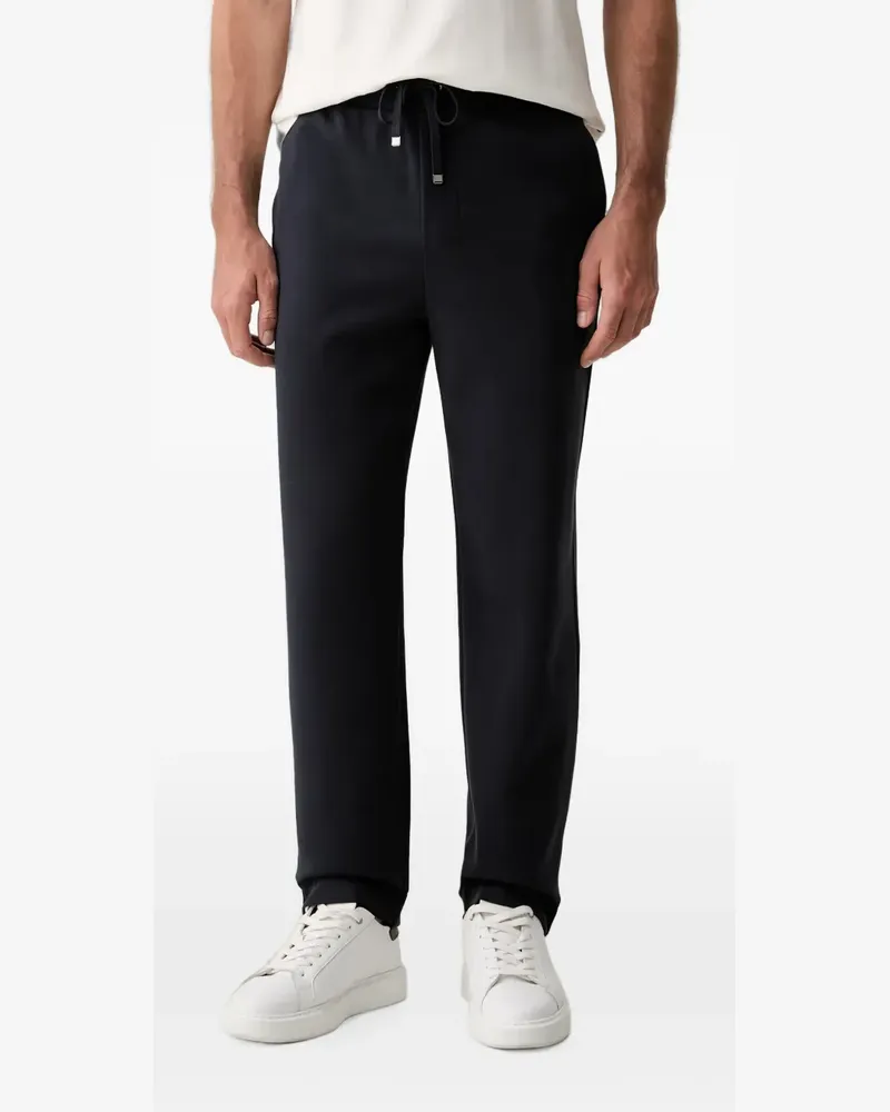 JOOP! logo-patch trousers - Blau Blau