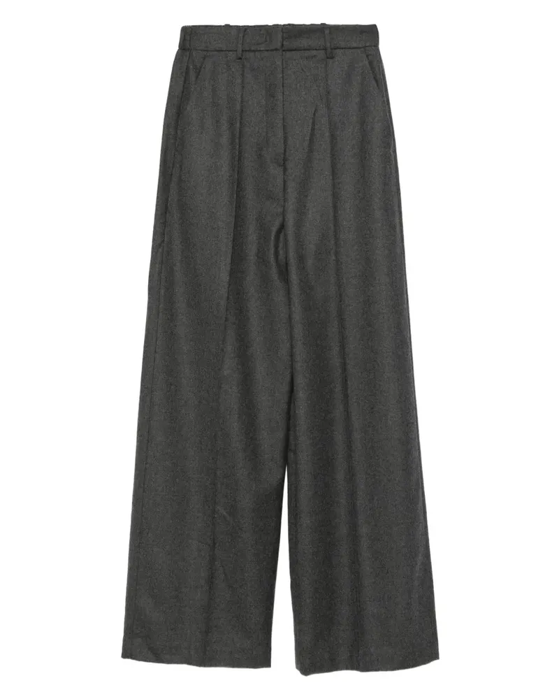Eric Bompard Gerippte Hose mit geradem Bein - Grau Grau