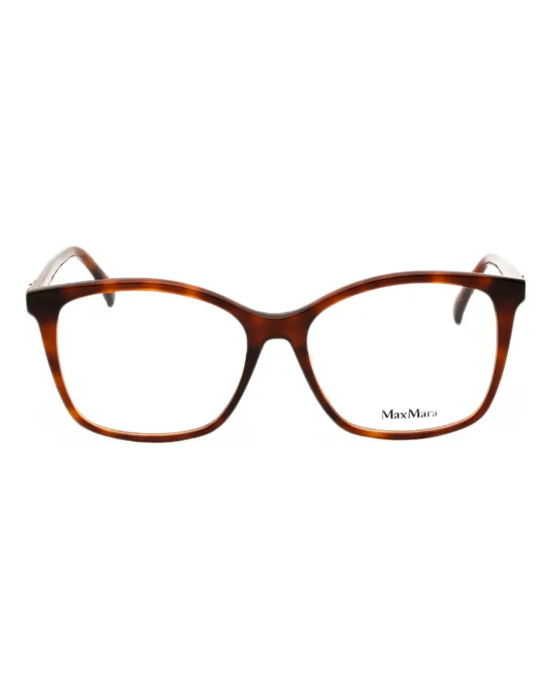 Max Mara rectangle-frame glasses - Braun Braun