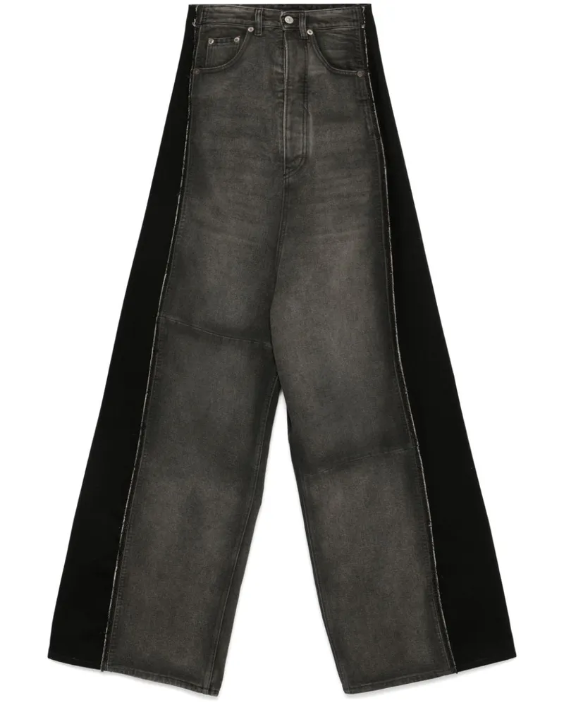 Maison Margiela Jeans mit weitem Bein - Schwarz Schwarz