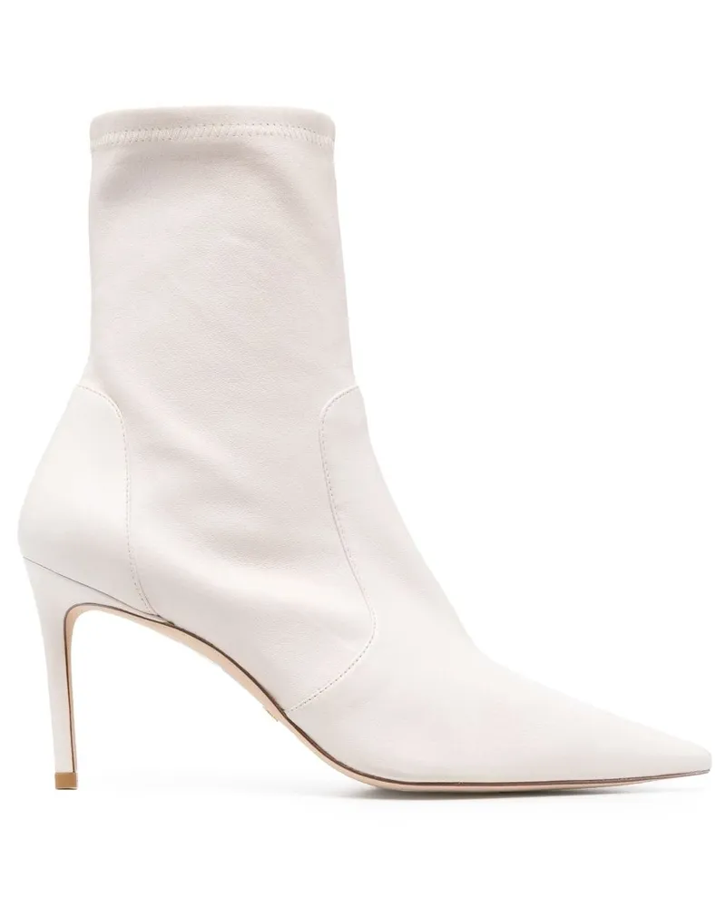 Stuart Weitzman Stiefel mit spitzer Kappe 100mm - Nude Nude