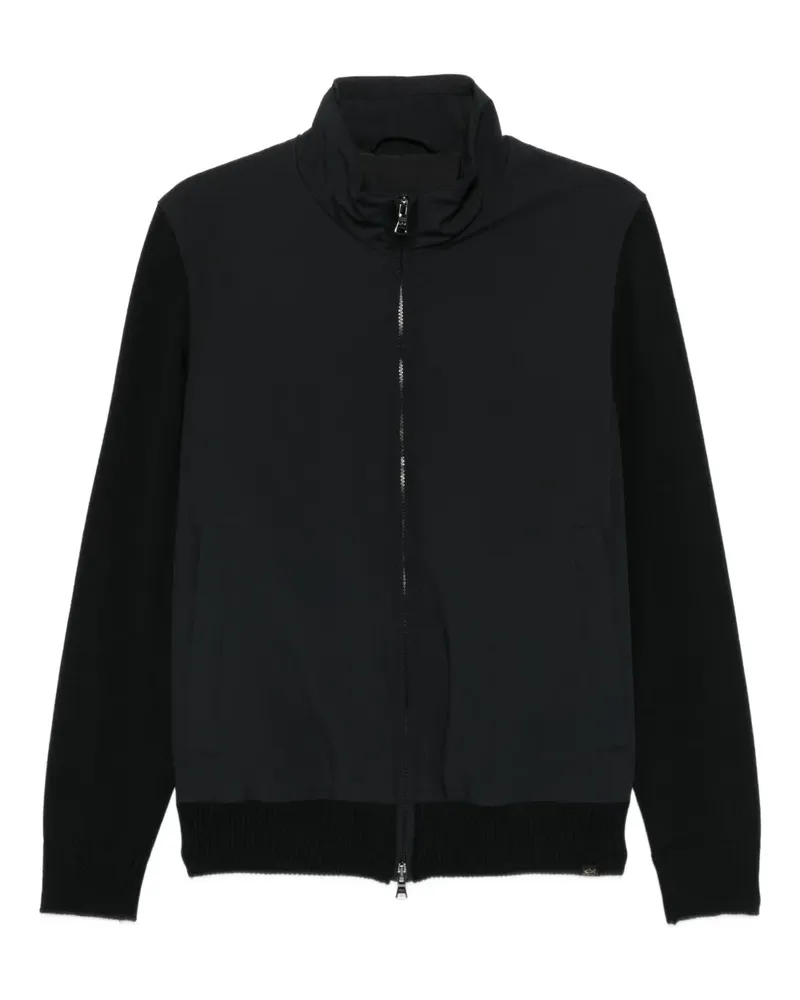 Paul & Shark Jacke mit Wolleinsätzen - Schwarz Schwarz