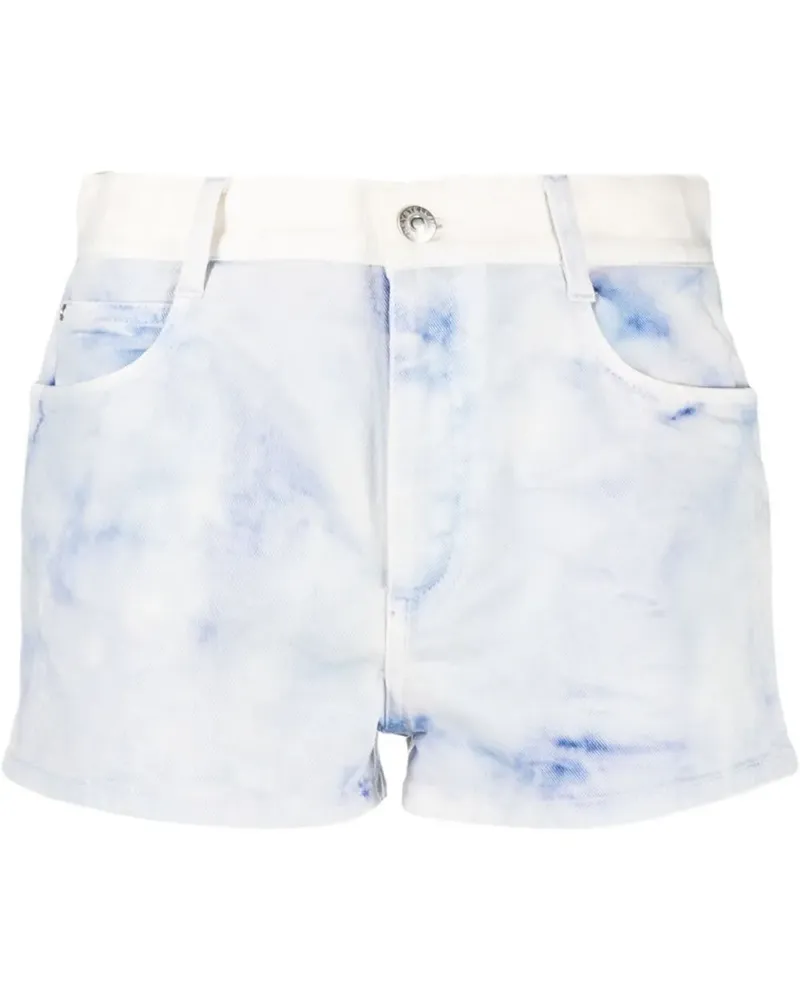 Stella McCartney Jeans-Shorts mit Batikmuster - Blau Blau