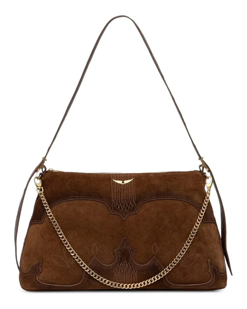 Zadig & Voltaire Jim Western Used-Tasche - Braun Braun
